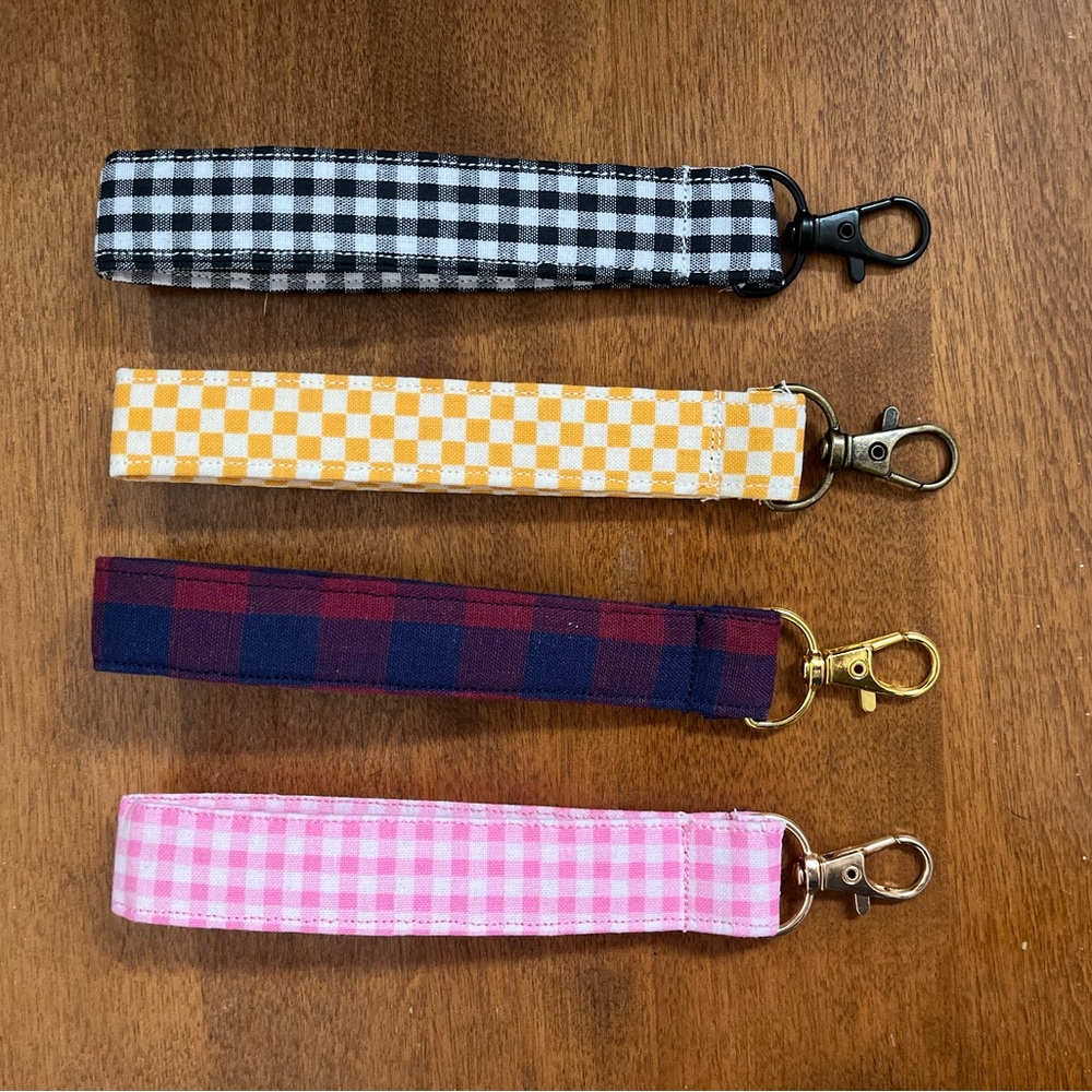 HANDMADE keychain wristlets